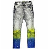 Create 2mrw Paint Splattered Denim Jeans (Grey) CF0603