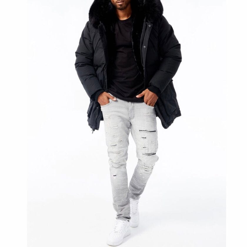 Jordan Craig Bismarck Fur Lined Parka Jacket (Black) 91537