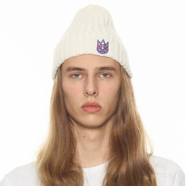 Cult Of Individuality Knit Beanie (White) 622BC-CH31A