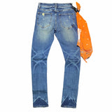 Blue Carats The Mcqueen 5-Pkt Slim Fit Jean (Oil Brushed Indigo) 211-2104