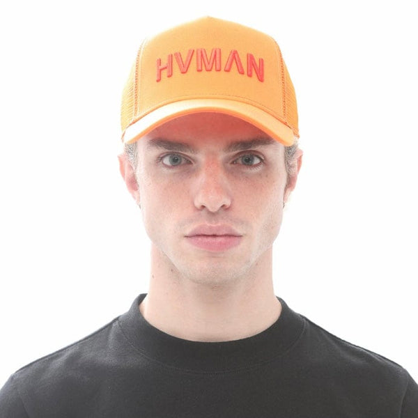 Hvman Mesh Trucker Hat (Apricot) 323A1-TC25C