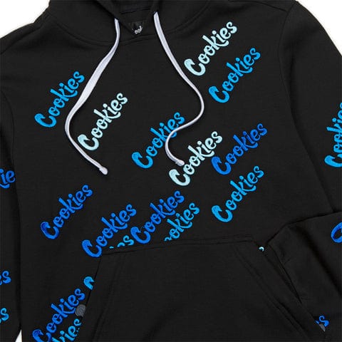 Cookies Triple Beam Fleece Pullover Hoodie (Black) 1556H5680