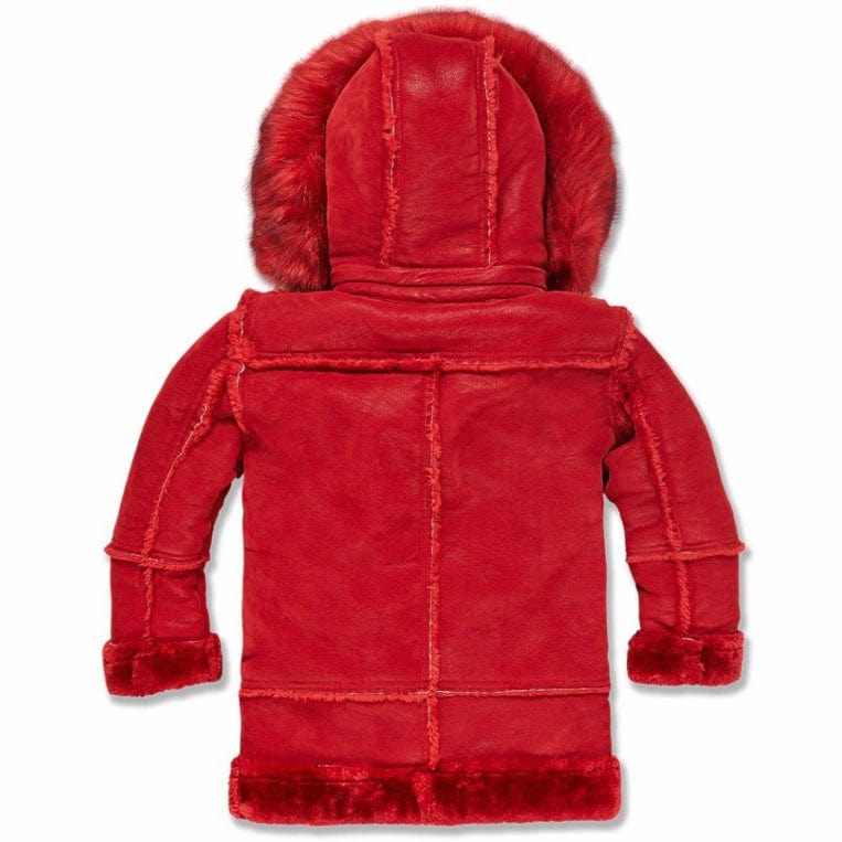 Kids Jordan Craig Denali Shearling Jacket (Red) 91540K