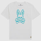 Psycho Bunny Hockham Graphic Tee (White) B6U262P1PC