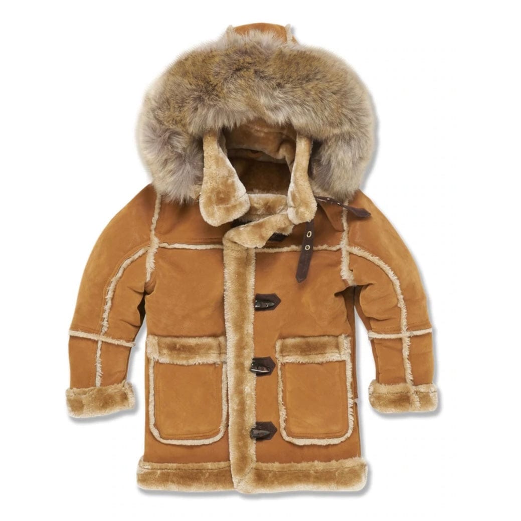 Boys Jordan Craig Denali Shearling Jacket (Cognac) 91540B