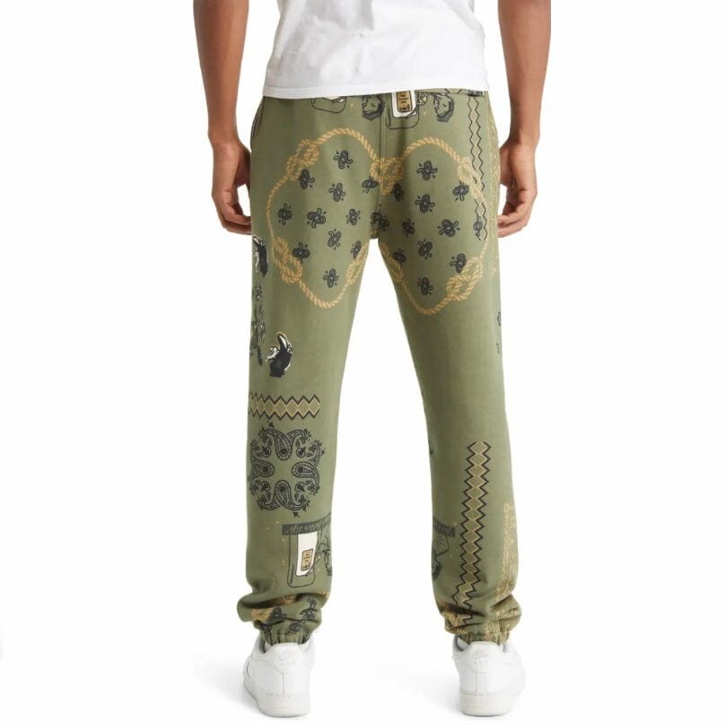 Ice Cream Gasoline Sweatpants (Deep Lichen Green) 421-7108