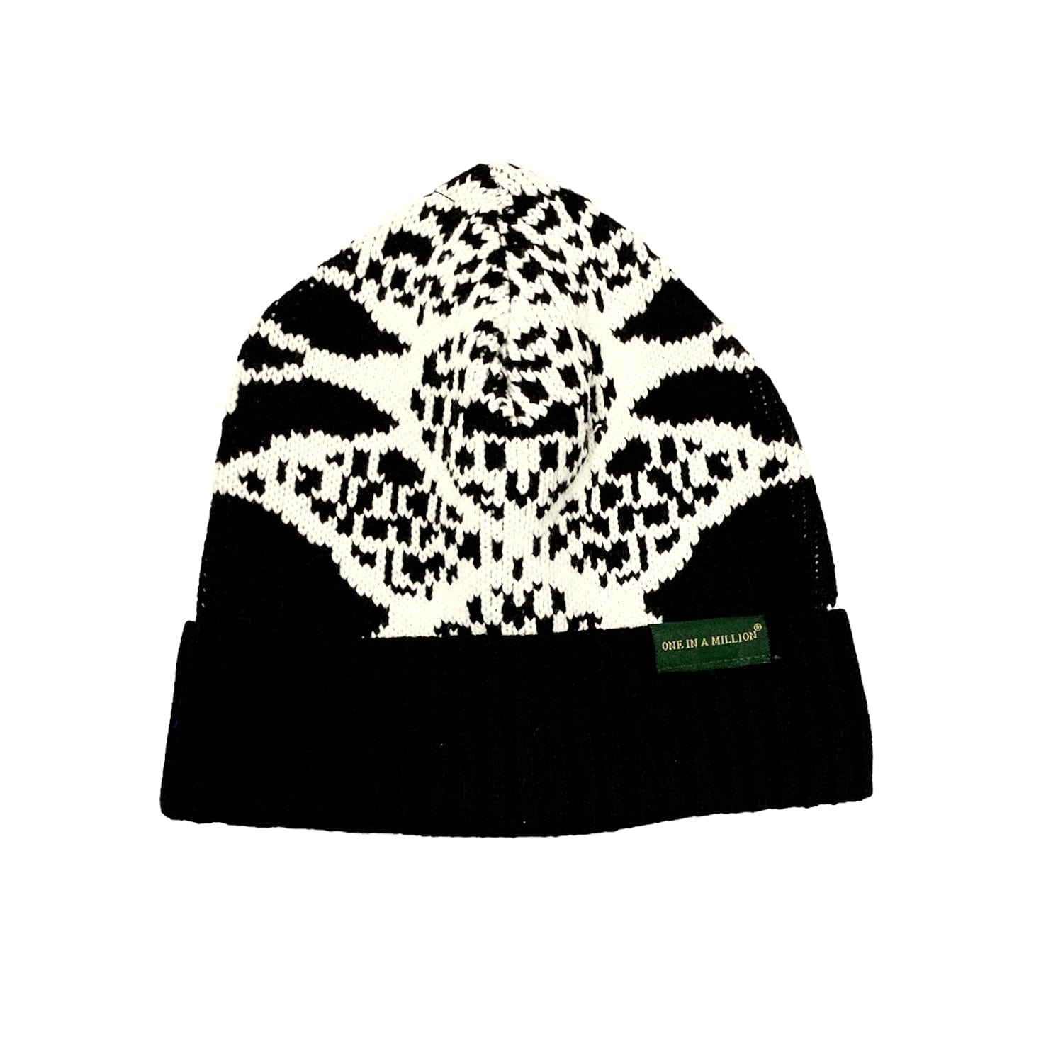 One In A Million Beanie Hat (White/Black) B9