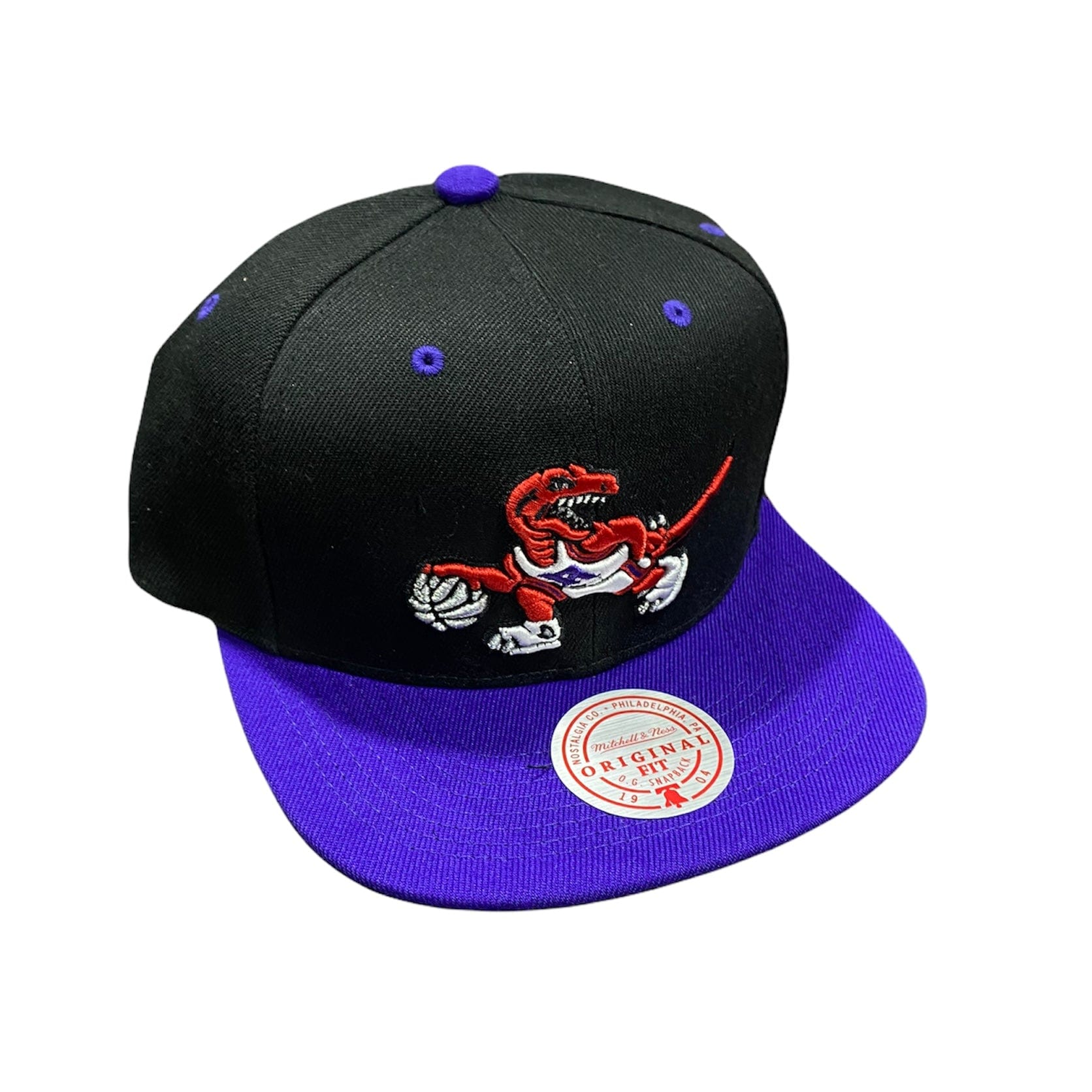 Mitchell & Ness Nba Hwc Toronto Raptors Lotto Pick Snapback (Black/Purple)