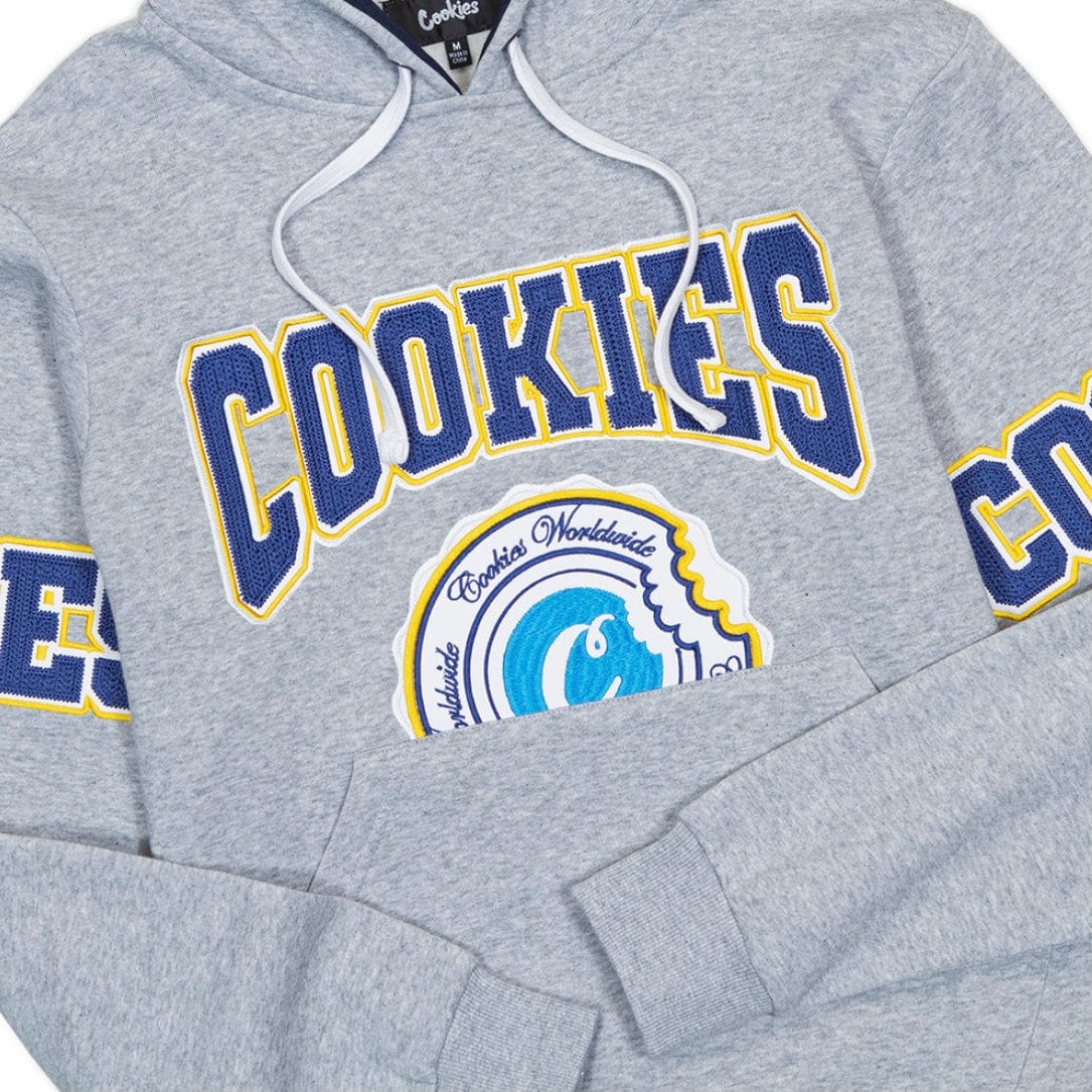 Cookies Double Up Fleece Pullover Hoodie (Heather Grey) 1561H6082