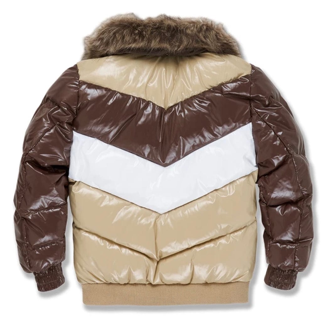 Kids Jordan Craig Sugar Hill Nylon Puffer Jacket (Mocha) 91548K