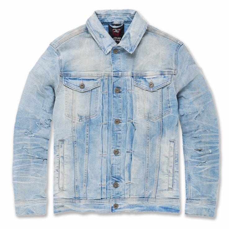 Jordan Craig Bayside Denim Trucker Jacket (Iced Lager) JJ350R