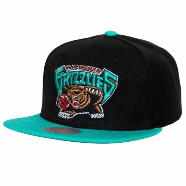 Mitchell & Ness NBA Vancouver Grizzlies Side Core 2.0 Snapback (Black/Teal)