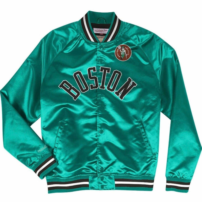 Mitchell & Ness Nba Boston Celtics Lightweight Satin Jacket (Green)
