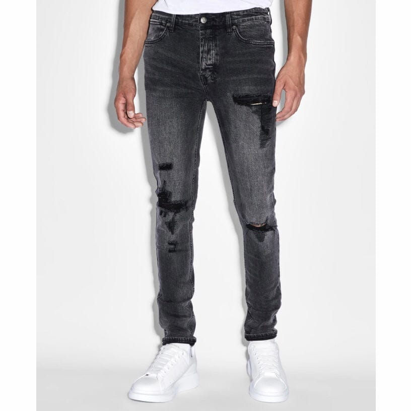 Ksubi Van Winkle Comik Angst Trashed Jean (Black Stonewash) 5000005464