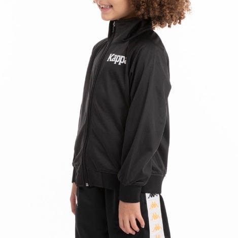 Kids Kappa Authentic Angost Track Jacket (Black Smoke) 341B5GW