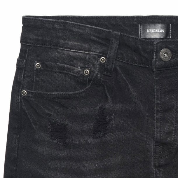 Blue Carats The Mcqueen 5-Pkt Slim Fit Jean (Distressed Noir) 211-7105