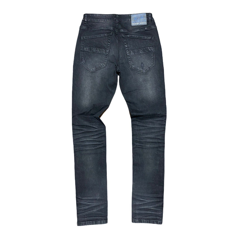 Foreign Local Rip and Repair Jeans (Black) FL-190926P