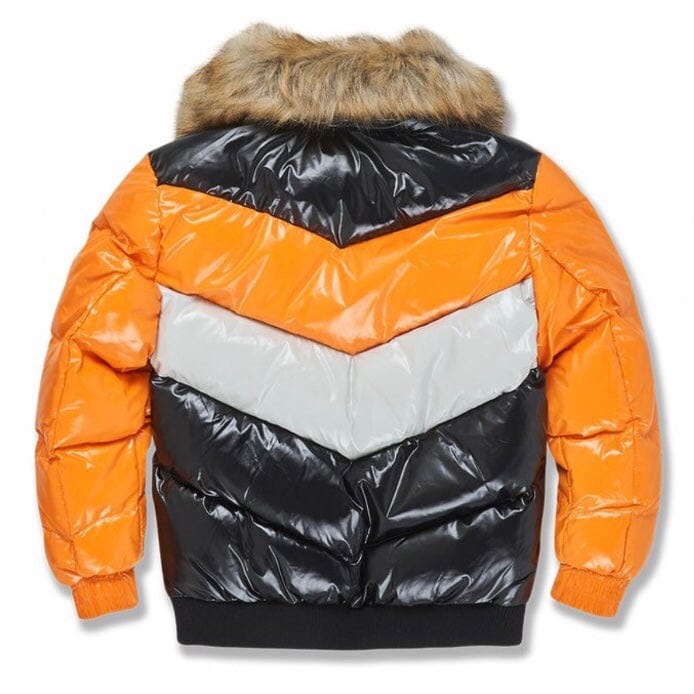 Boys Jordan Craig Sugar Hill Puffer Jacket (Total Orange) 91548B