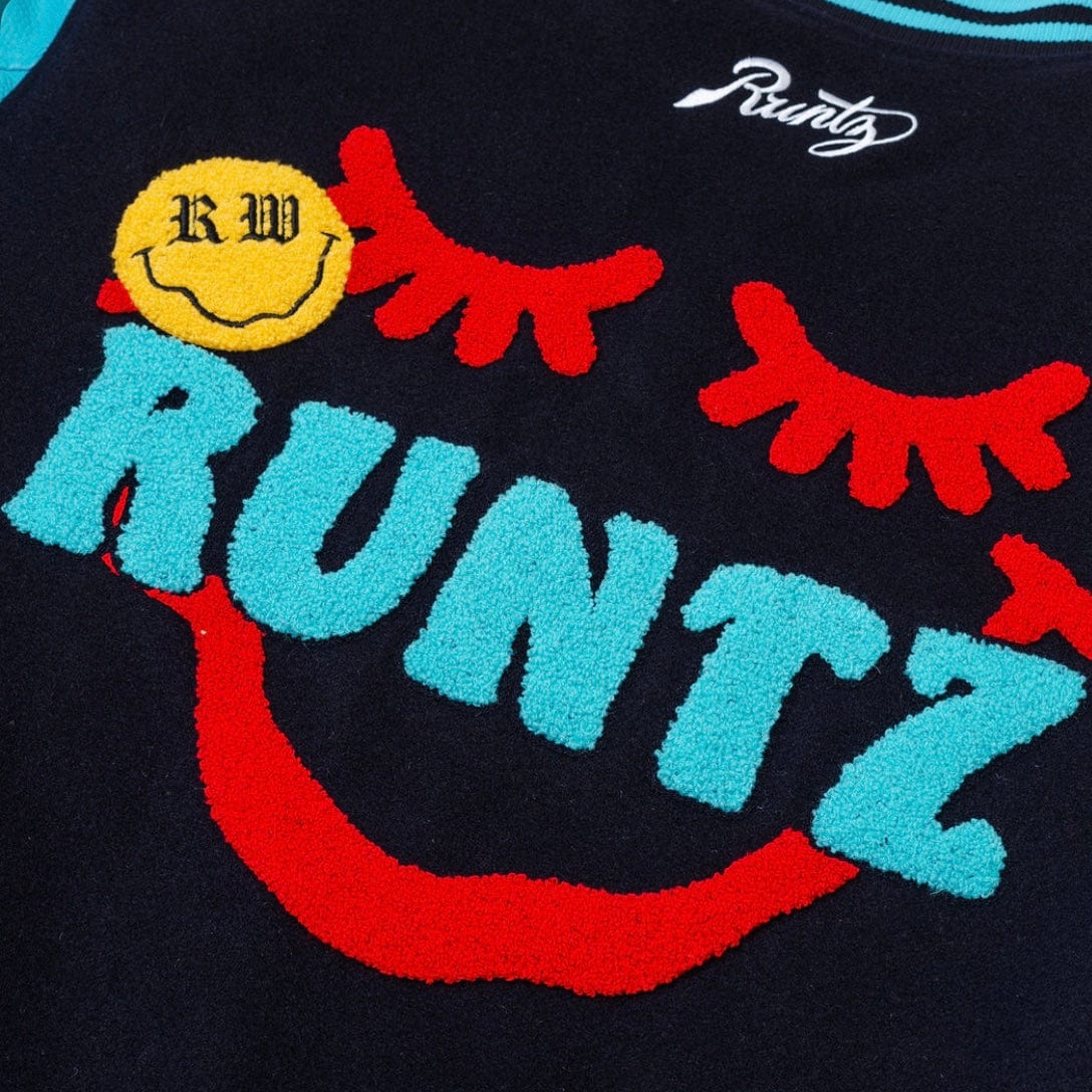 Runtz Winkz Varsity Jacket (Navy) 421-37416