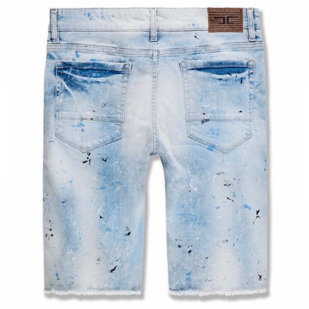 Jordan Craig Time's Up Denim Shorts (Ice Blue) J3175S