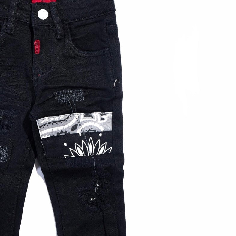 Haus Of Jr Sirius Denim (Black Patchwork) HOJF121-106