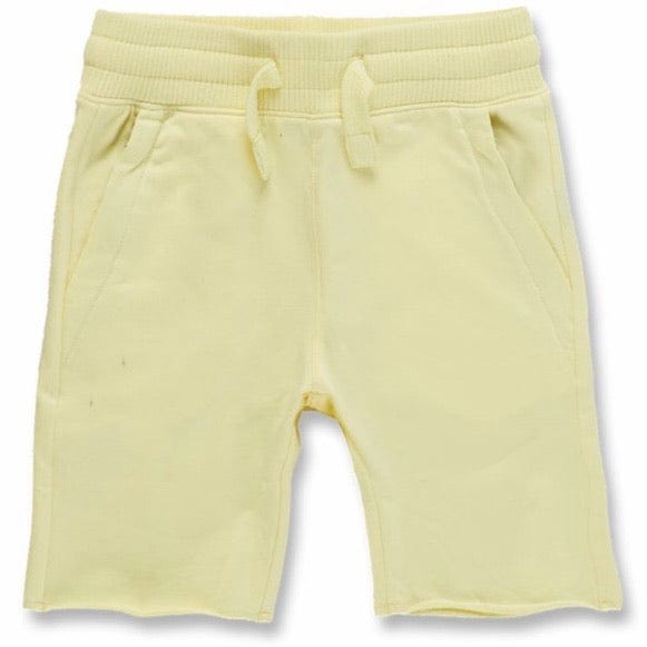 Juniors Jordan Craig Palma French Terry Shorts (Pale Yellow) 8350SAB