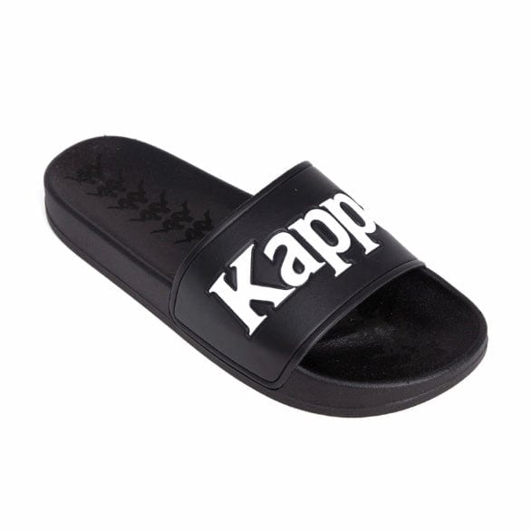 Kappa 222 Banda Adam 9 Slide (Black/White) 304JPU0