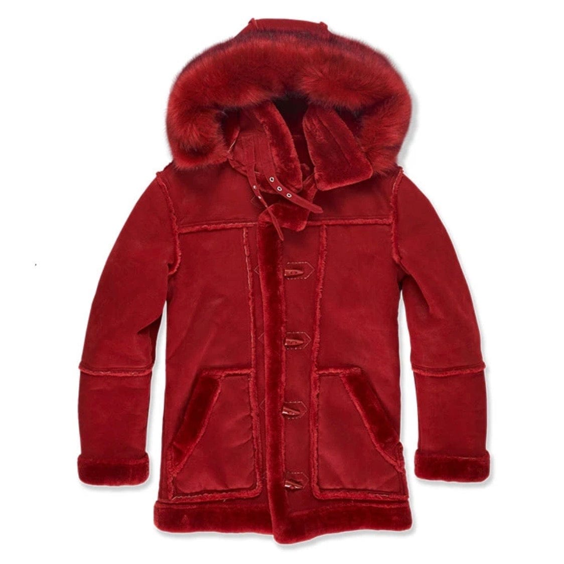 Jordan Craig Denali Shearling Jacket (Red) 91445