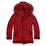 Jordan Craig Denali Shearling Jacket (Red) 91445