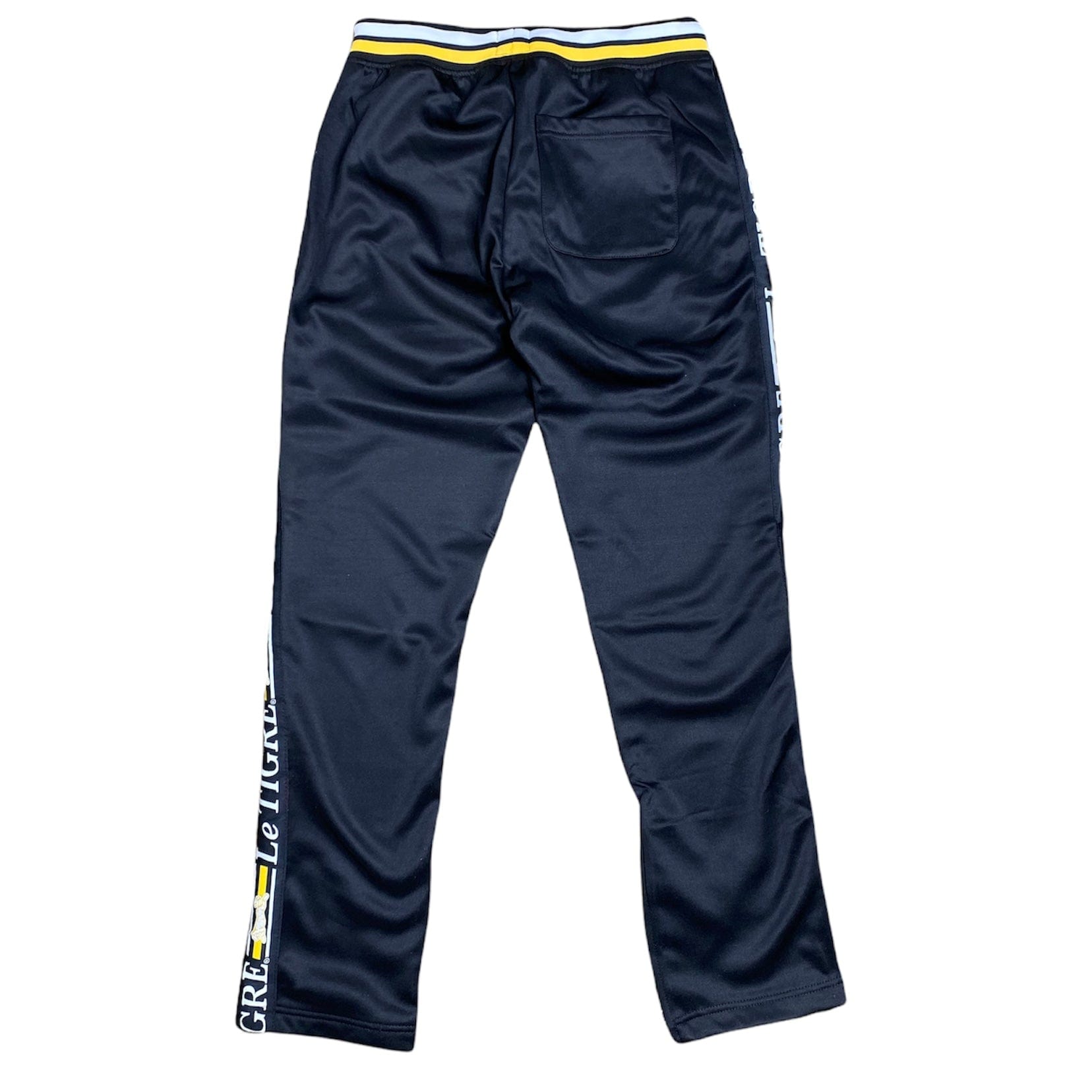 Le Tigre Tri Color Track Pant (Black/Yellow/White) - LT556GREY