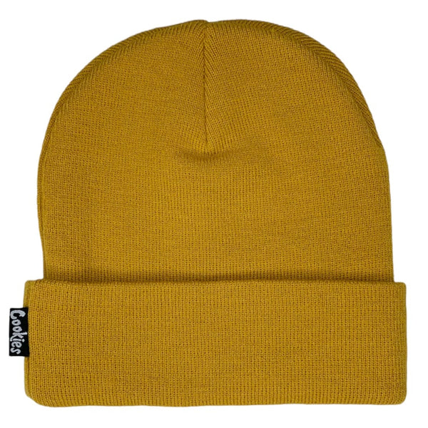 Cookies Infamous Knit Beanie (Gold) 1560X6035