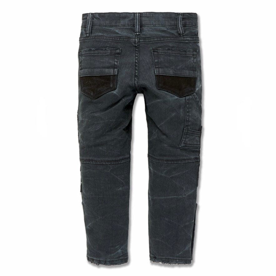 Boys Jordan Craig Patchwork Pants (Black Out) 5643MB