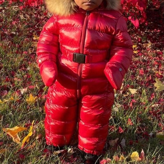 Kids Jordan Craig Newborn Astoria Snowsuit (Red) NB900