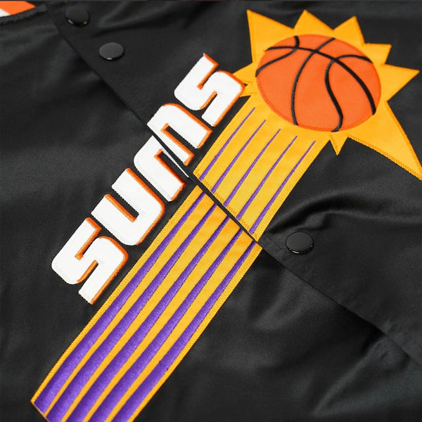 Mitchell & Ness Nba Phoenix Suns Lightweight Satin Jacket (Black)