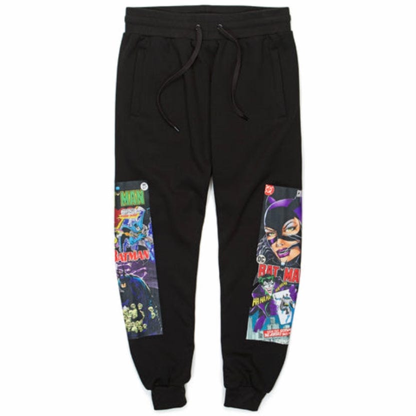 Cookies x Official Batman Collage Fleece Sweatpants (Black) 1557B5978