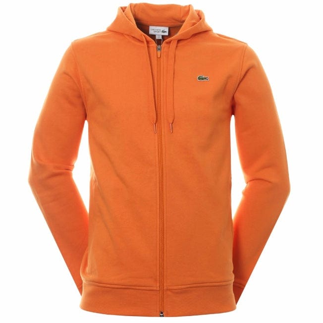 Lacoste Full Zip Hoodie (Orange)