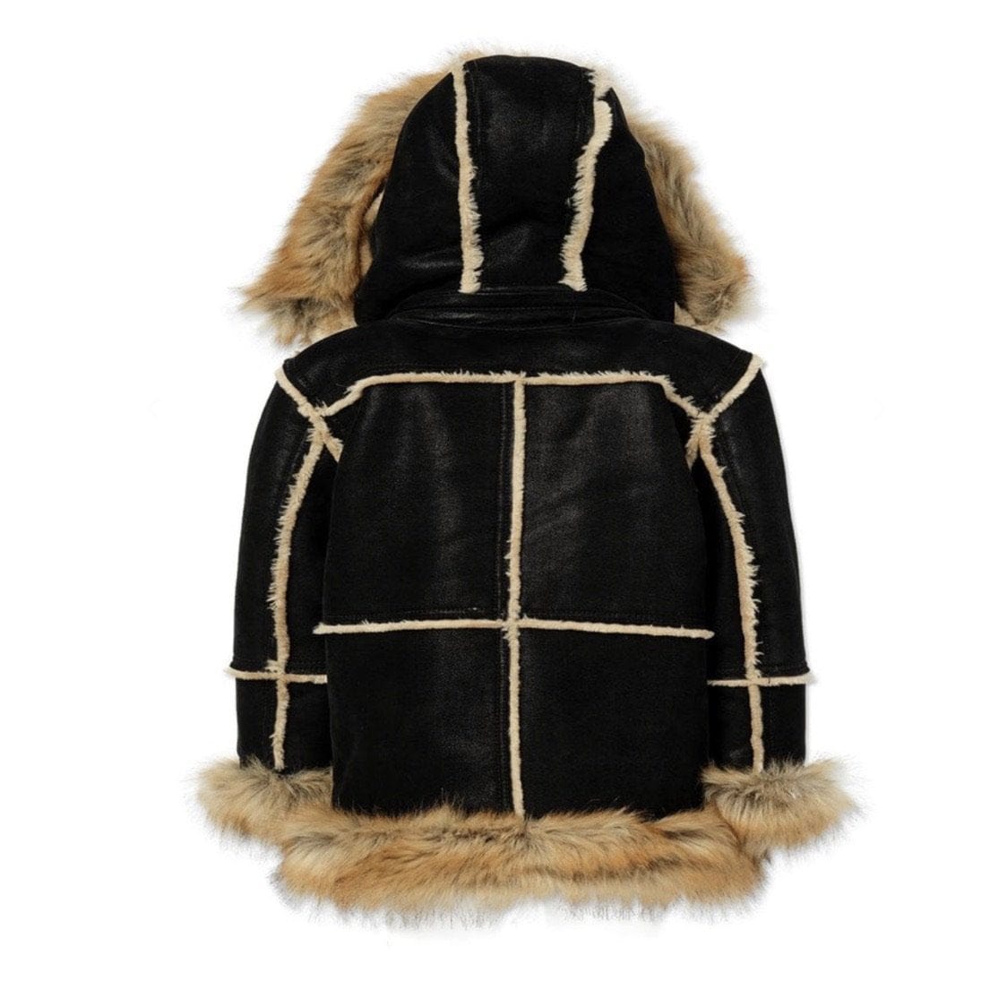 Kids Jordan Craig Shearling Coat (Black Copper) - 91393AK