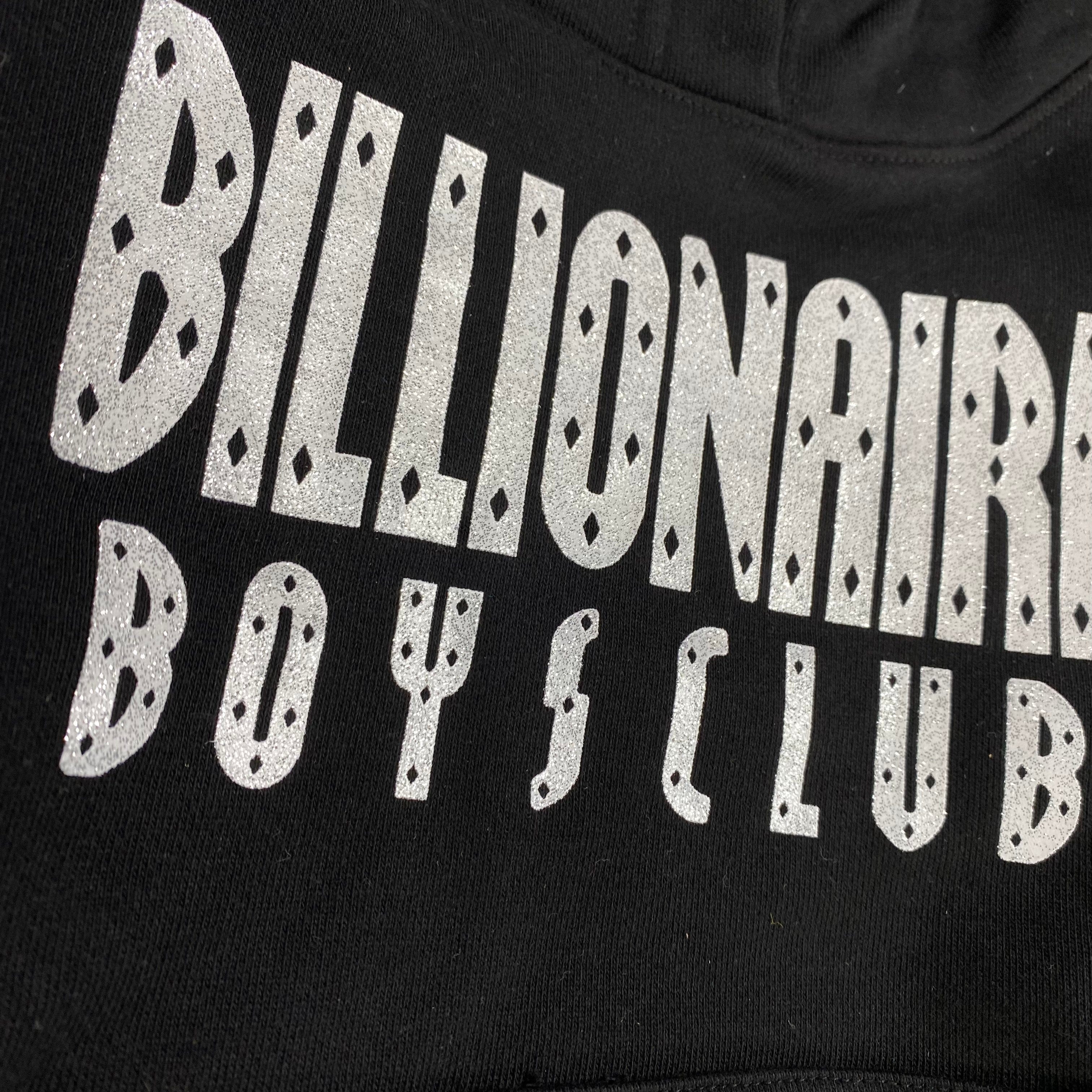 Kids Billionaire Boys Club BB Straight Font Hoodie (Black) 813-8307