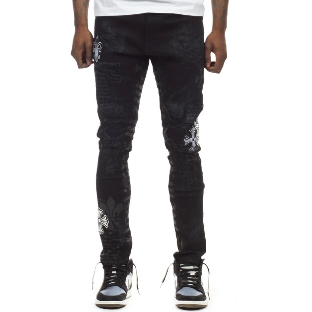 Smoke Rise Gothic Fashion Jean (Jet Black)