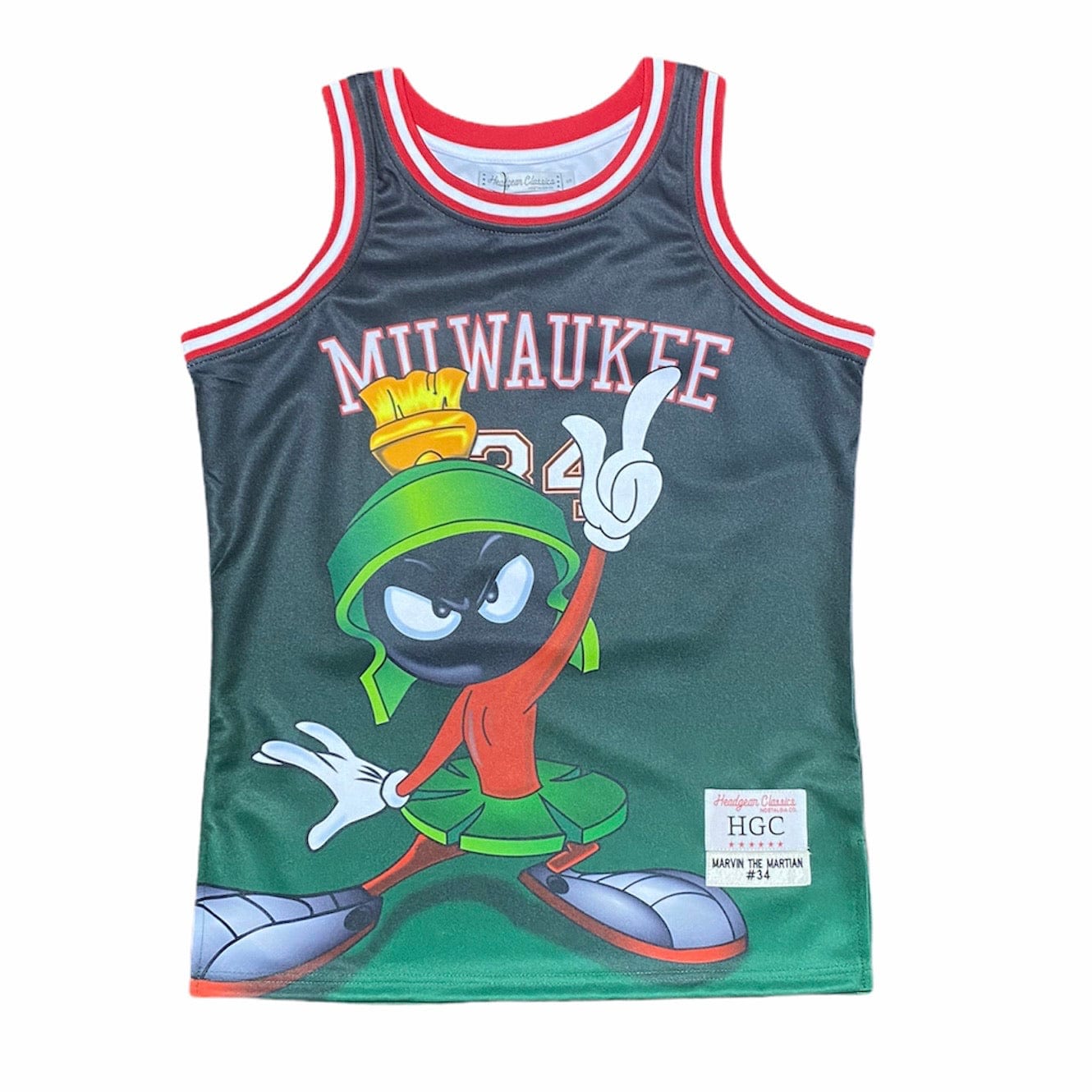 Headgear Marvin The Martian Basketball Jersey (Black) HGC067