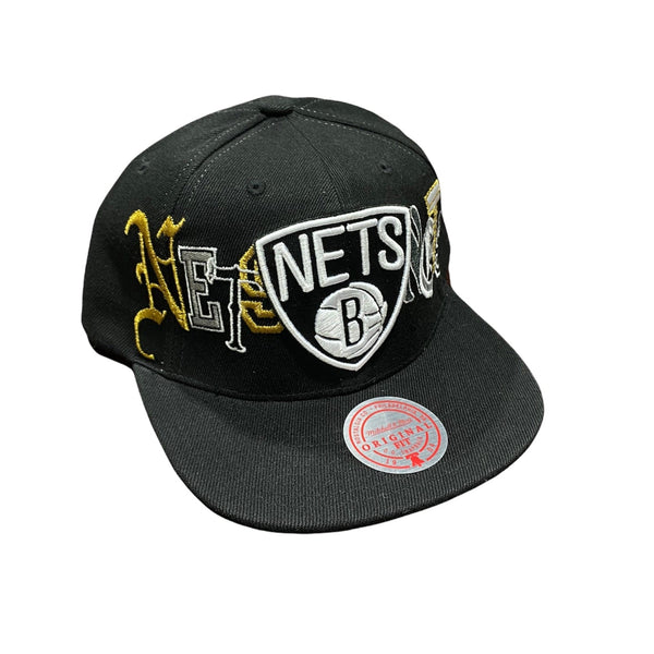 Mitchell & Ness Nba Brooklyn Nets Hype Type Snapback (Black)
