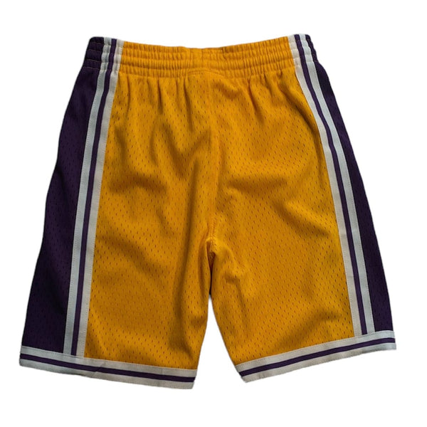 Boys Mitchell & Ness Nba Los Angeles Lakers Swingman Home Shorts (Yellow)