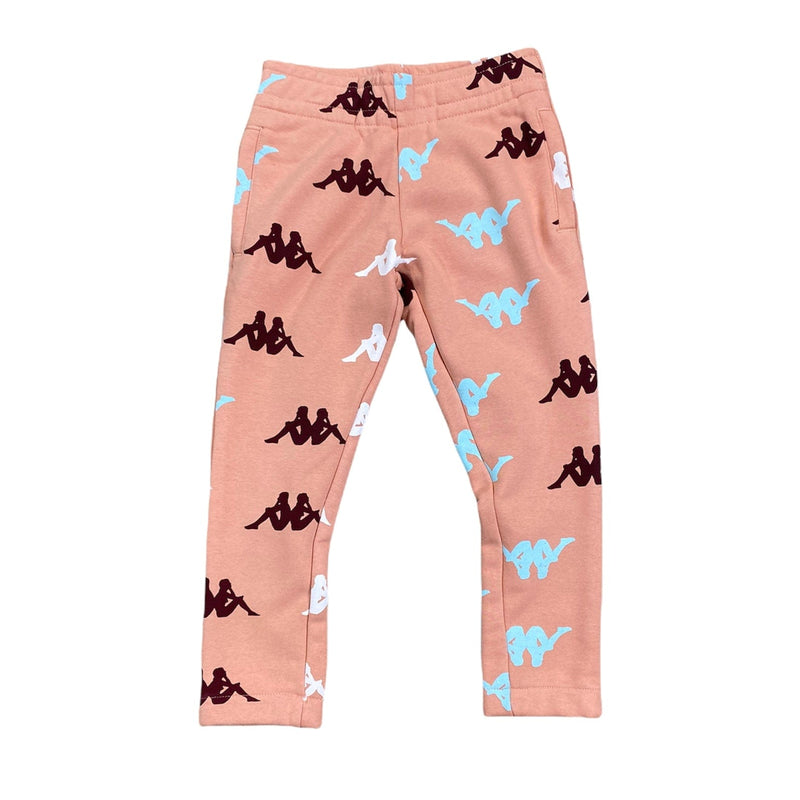 Kids Kappa Authentic Leeuwarden Sweatpants (Pink Coral) 38168LW