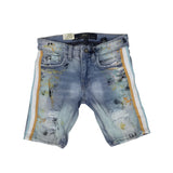 Kids Jordan Craig Talladega Denim Shorts (Iced Neon)