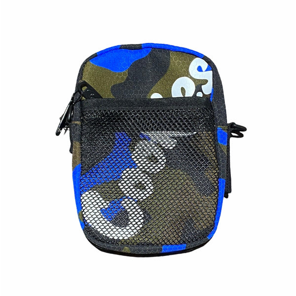 Cookies Layers Honeycomb Shoulder Bag (Blue Camo)