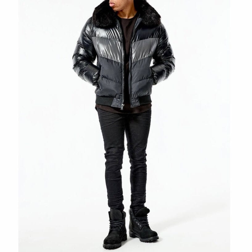 Jordan Craig Sugar Hill Puffer Jacket (Triple Black) 91587