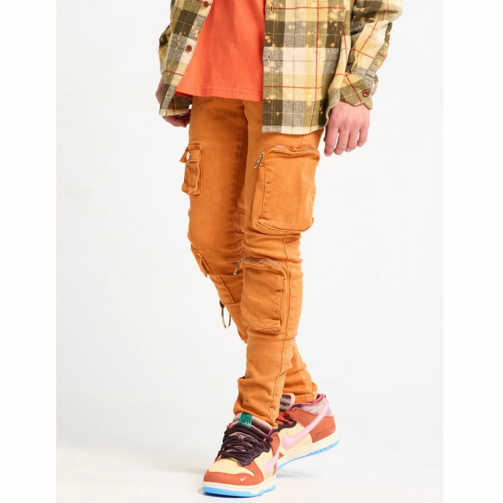 Mossimo Supply Co. Denim Jeans Orange Rust Bootcut- Mens 34X30 | eBay