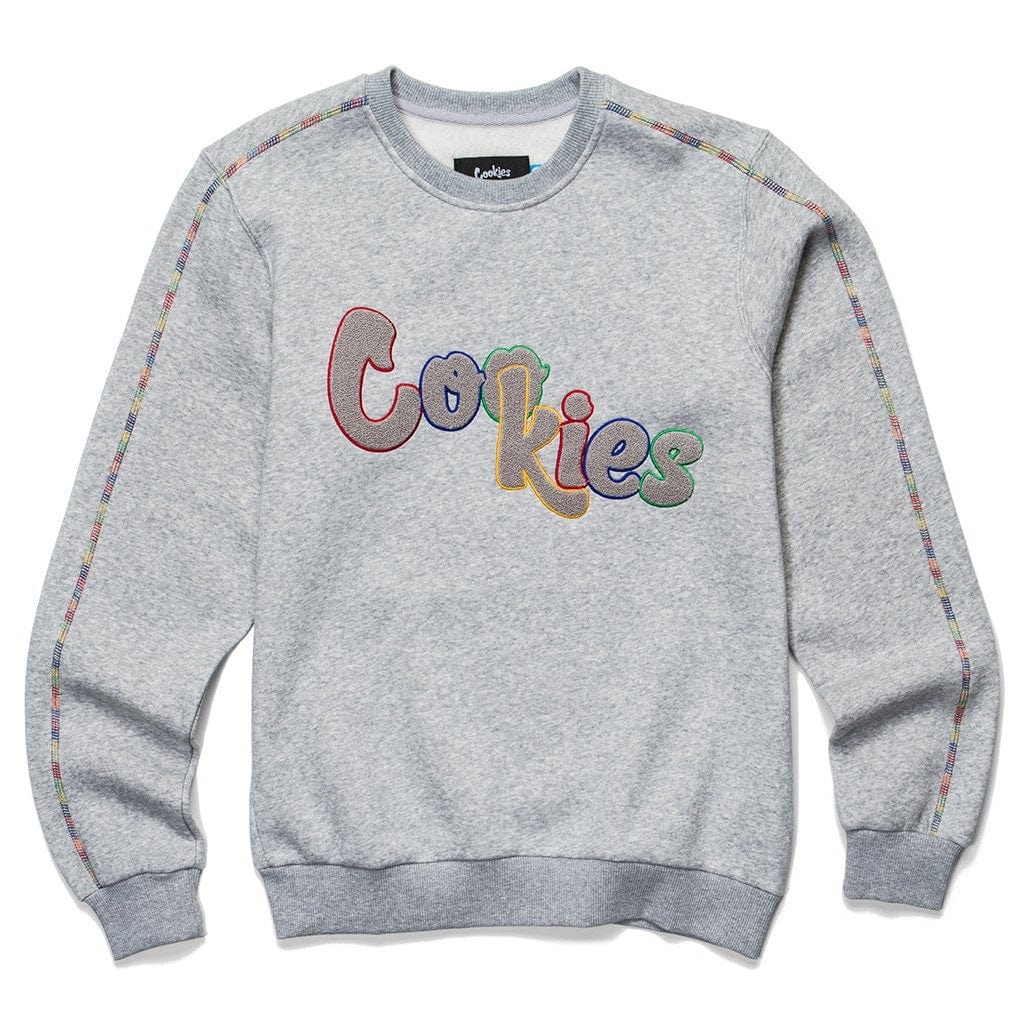 Cookies Pushin Weight Fleece Crew neck Grey