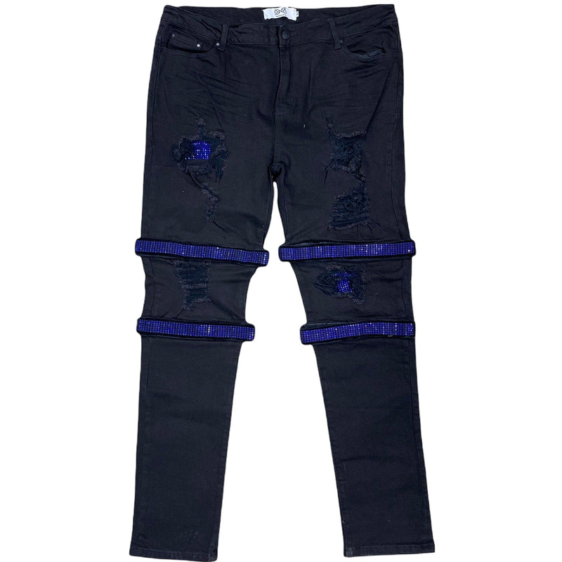 Dna Stacked Denim Jeans (Black/Blue)