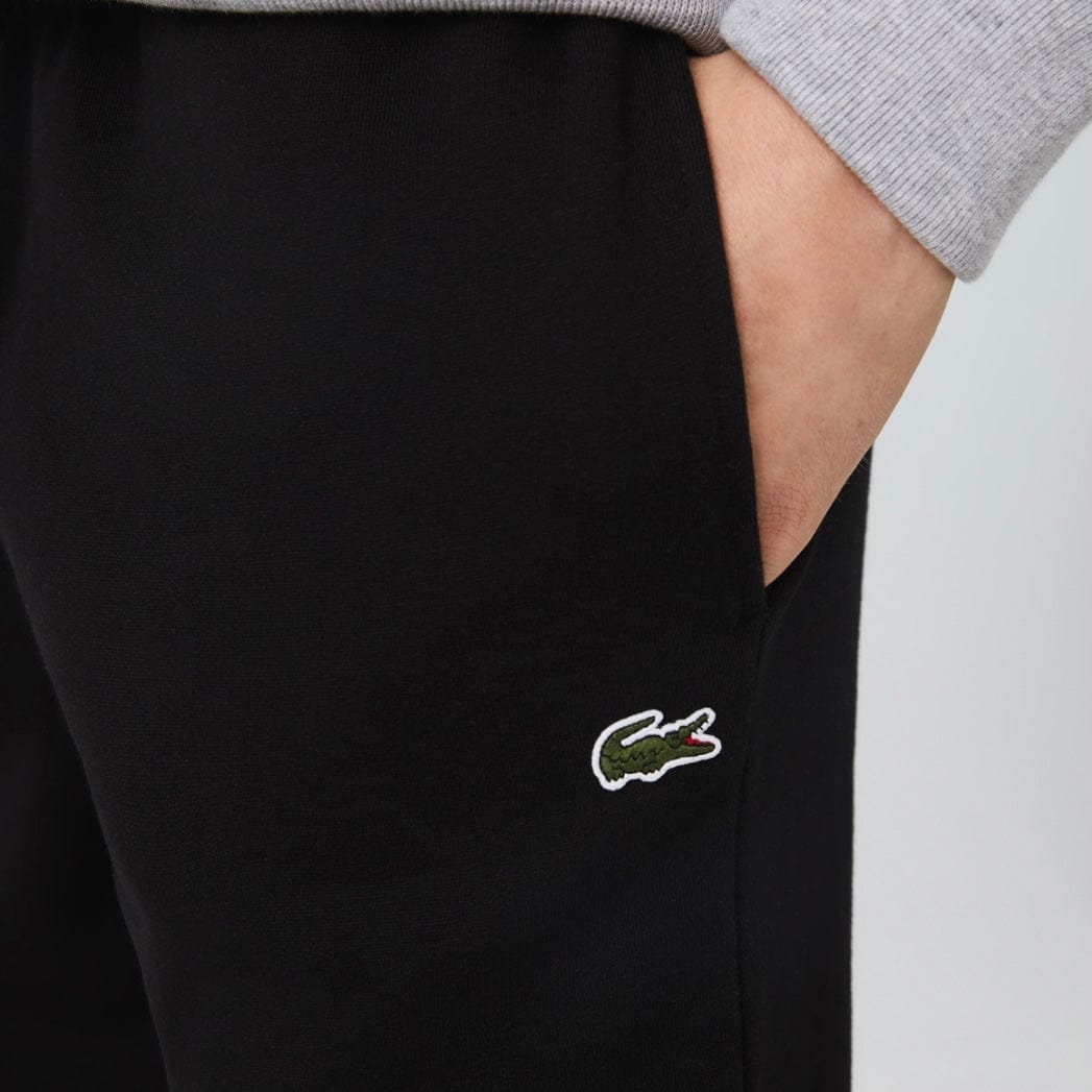 Lacoste Tapered Fit Fleece Trackpants (Black) XH2529-51